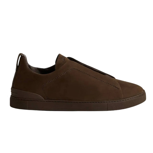Zegna Leather Triple Stitch Monte
