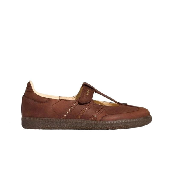 adidas samba jane leather brown