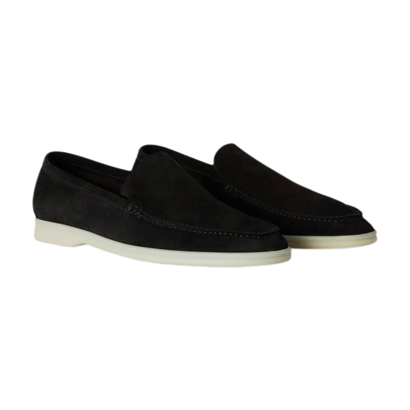 Loro Piana Summer Walk Loafer Black
