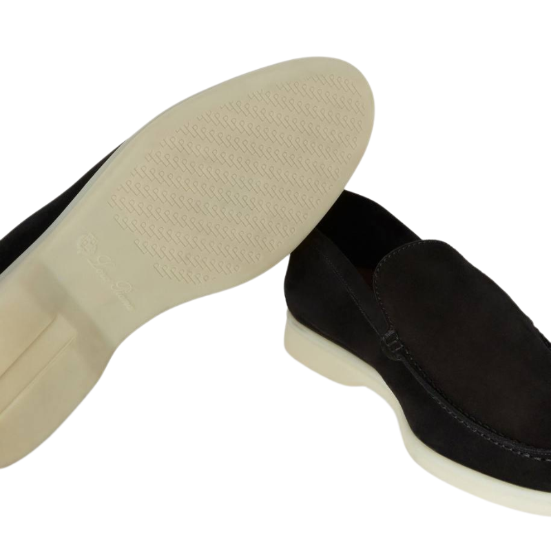 Loro Piana Summer Walk Loafer Black