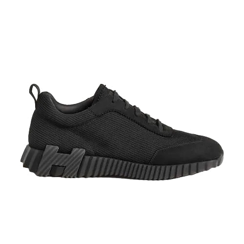 HERMES MEN BLACK BOUNCING SNEAKER