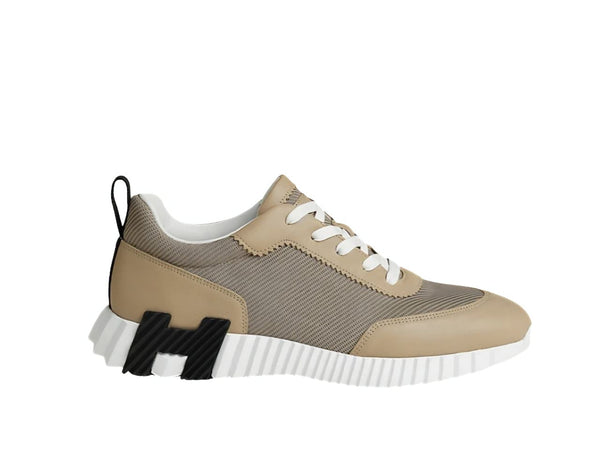 HERMES MEN Beige BOUNCING SNEAKER