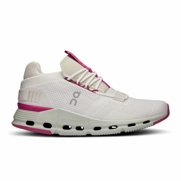 On Running Cloudnova Undyed/White/Carnation