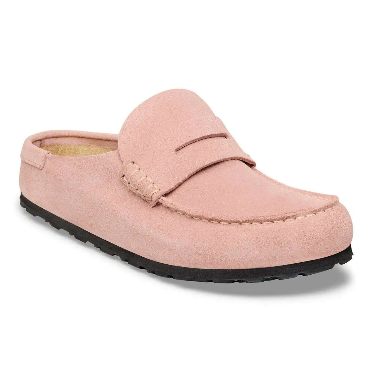 Birkenstock Naples Wrapped Suede Leather Pink Clay