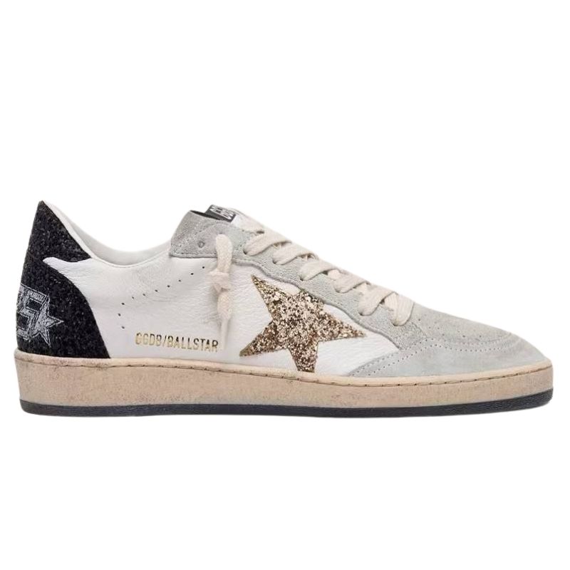 Ball Star in nappa and suede with glitter star