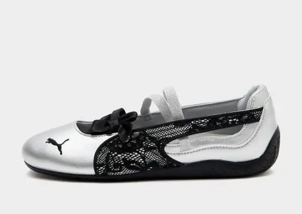 Puma SpeedCat Ballet Laces Silver Black