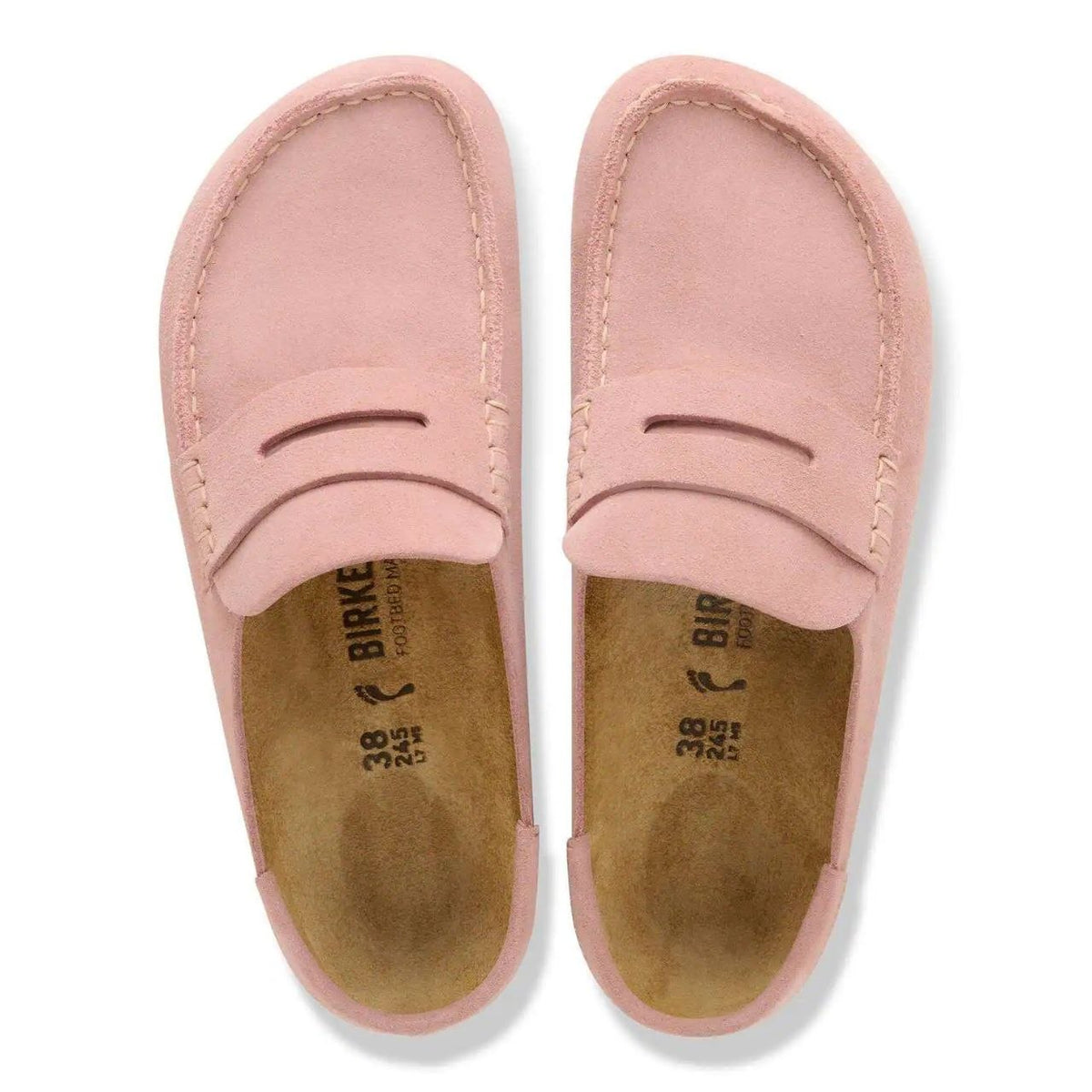 Birkenstock Naples Wrapped Suede Leather Pink Clay