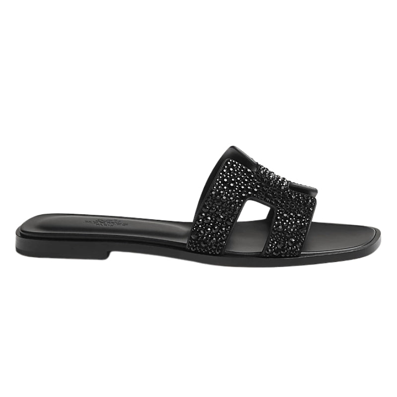 Hermes Oran sandal - Noir