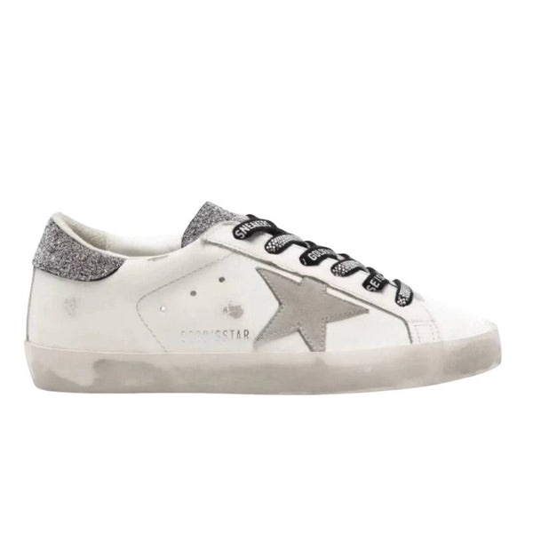 Golden Goose Super-star Swarovski-crystals Sneakers in White