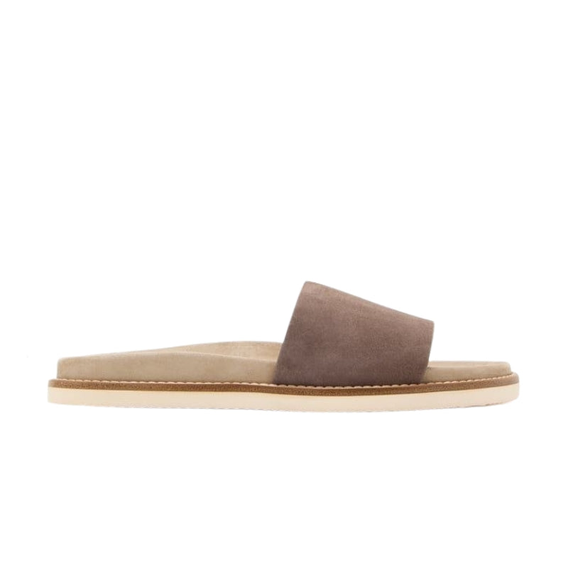 BRUNELLO CUCINELLI Suede Double-Strap Sandals