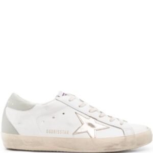 Golden Goose White Super-Star Classic Sneakers