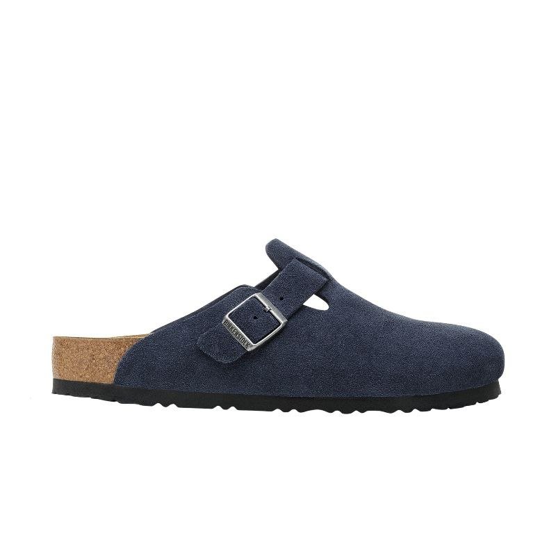 Birkenstock Boston Suede Leather New Navy