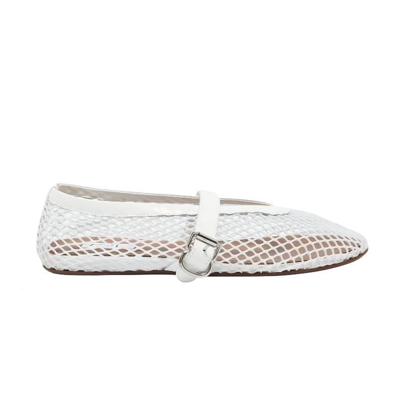 ALAÏA Fishnet Ballet Flats
