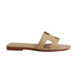 Hermes Oran Sandal Beige/Lin