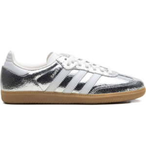 Adidas Samba OG "Silver Metallic Cracked Leather"
