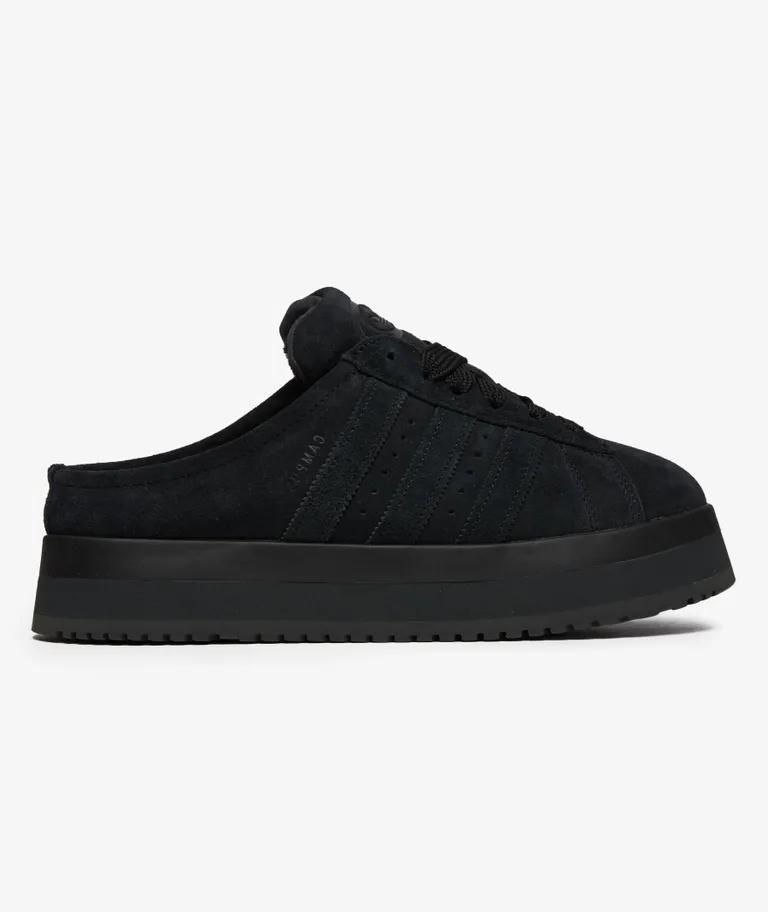 Adidas Campus 00s Winter Low shoe in the Black colorway