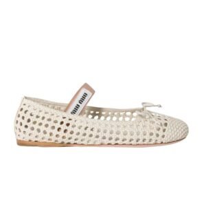 Miu Miu Ballerinas White