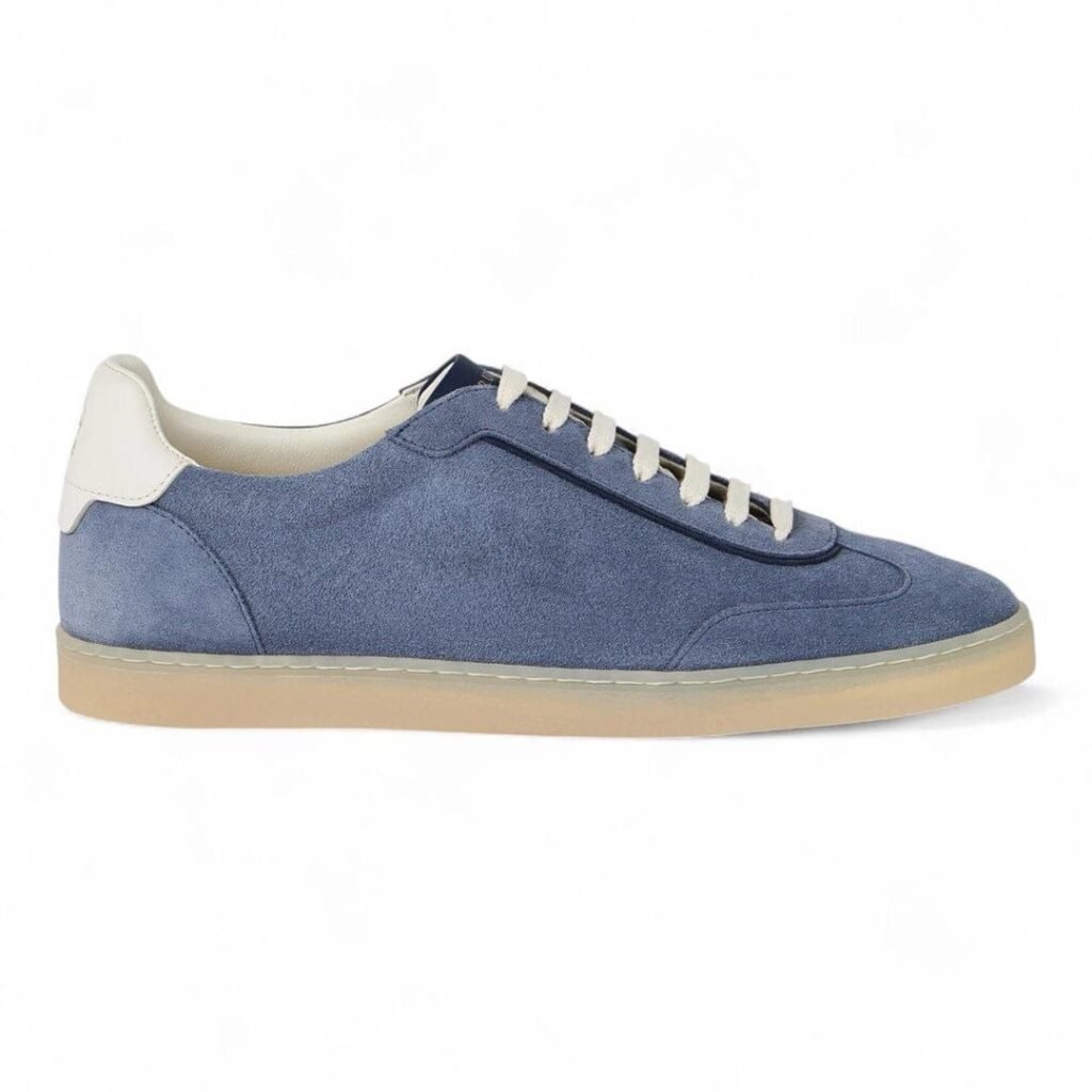 Brunello Cucinelli Blue Suede