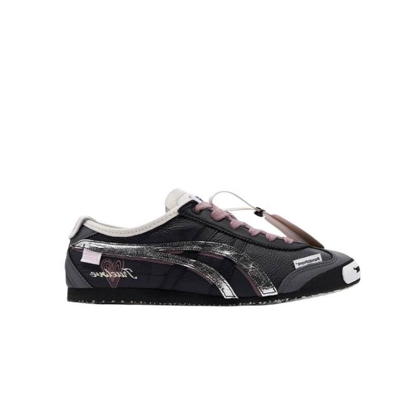 Onitsuka Mexico 66 panda prank black white pink