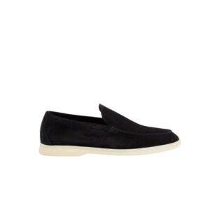 Loro Piana Summer Walk Loafer Suede Black
