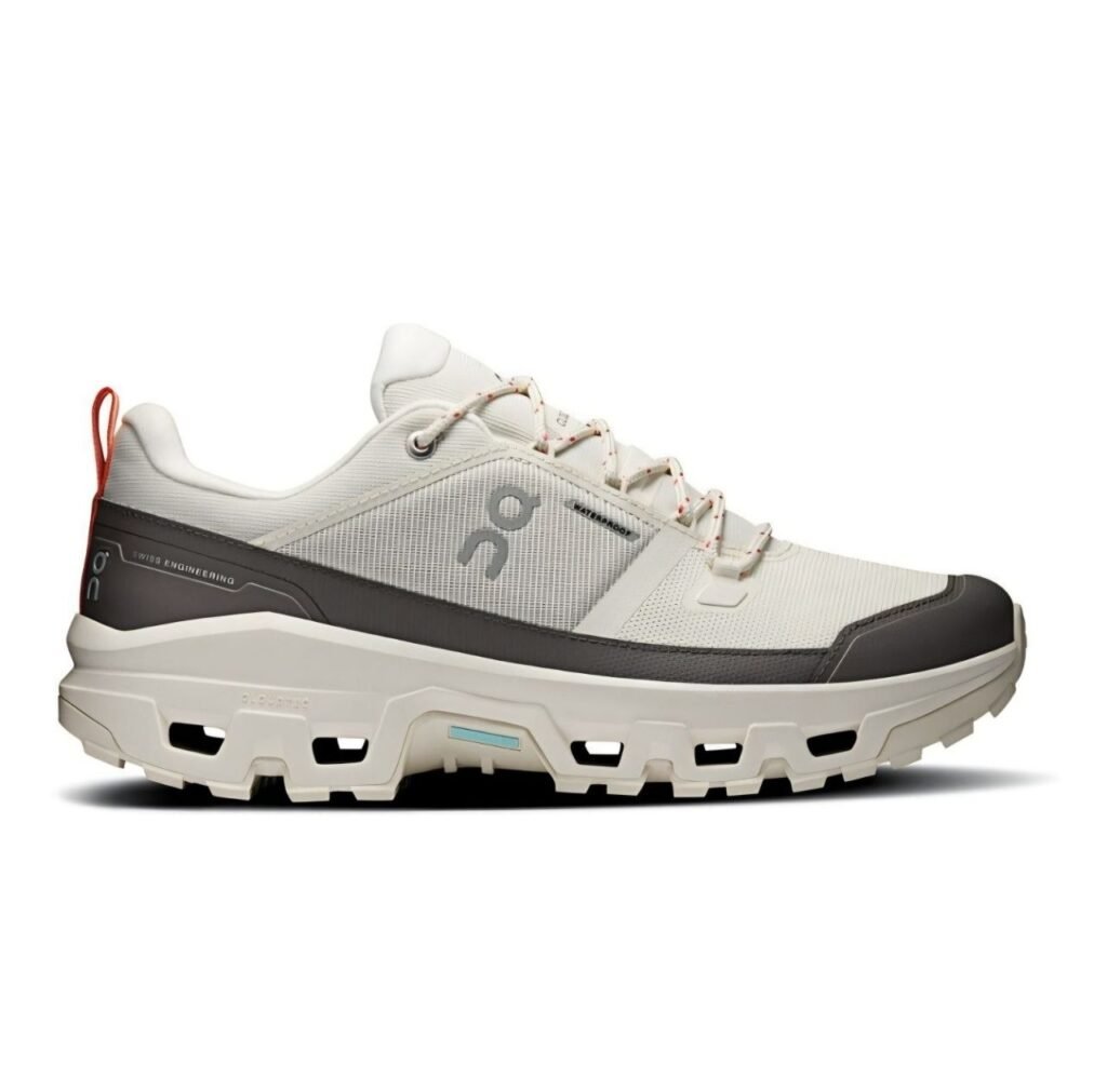 On Running Cloudrock Low Waterproof Ivory Grey