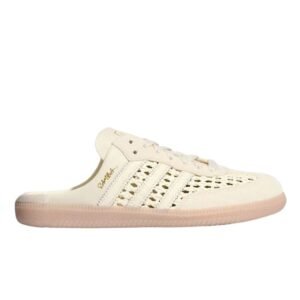 adidas Samba Mule Woven Basketweave Cream White